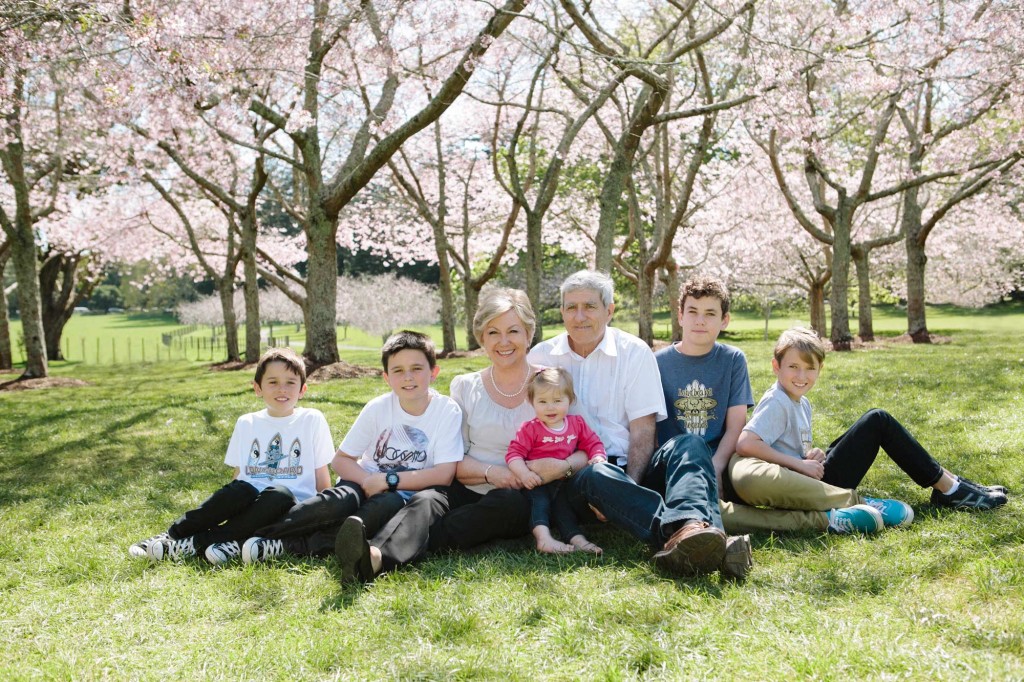 Paula + her grandchildren